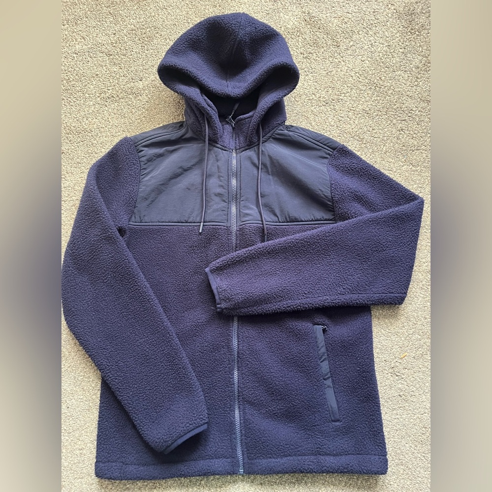 Telluride Clothing Men’s Navy Fleece Jacket (M)
